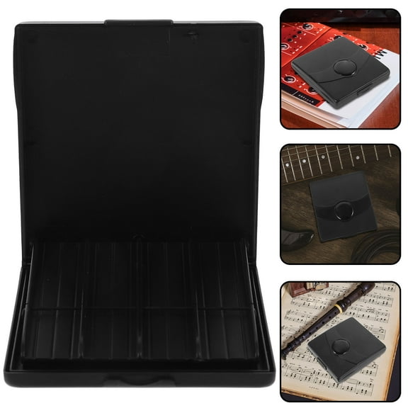 ifundom Oboe Reed Case Black ABS Durable Waterproof Storage Holder for Oboe Players with Protective Design
