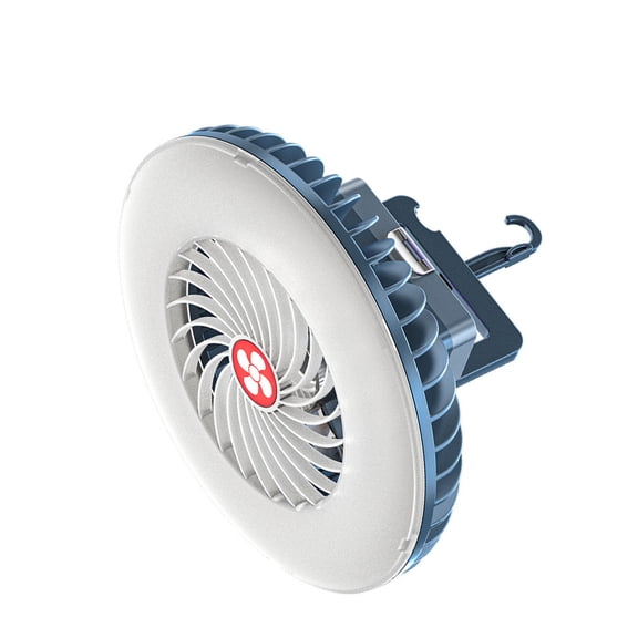 ifundom Portable LED Camping Lantern with Air Fan, Multi-Function Rechargeable Tent Light for Outdoor Use