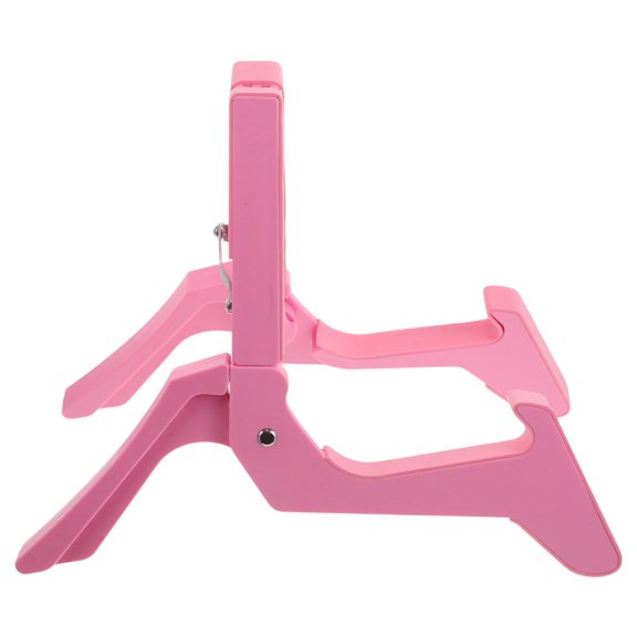 ifundom Portable Pink A-Frame Musical Instrument Stand for Ukulele Violin and Small Guitars