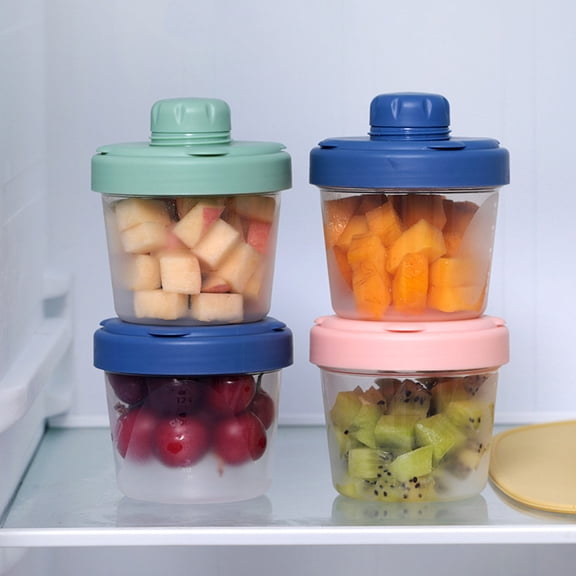 ifundom Powder Container Dispenser with Leak-Proof Design and Multi-Layer Storage Case, PP Material, 1 Piece