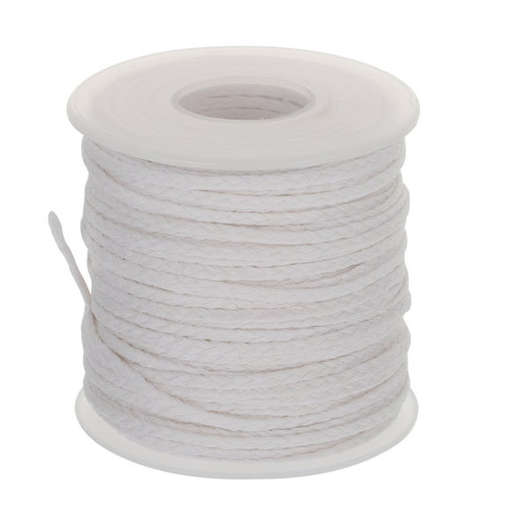ifundom Premium Cotton Candle Wick String White for Candle Making, Smokeless, Odor Free, Natural Cotton Wick