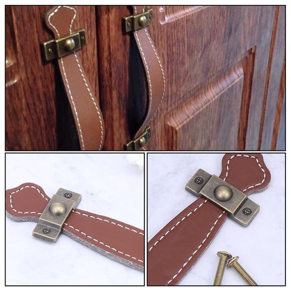 ifundom Red Drawer Handles 6 Pack Cabinet and Door Pulls Easy Install Hardware