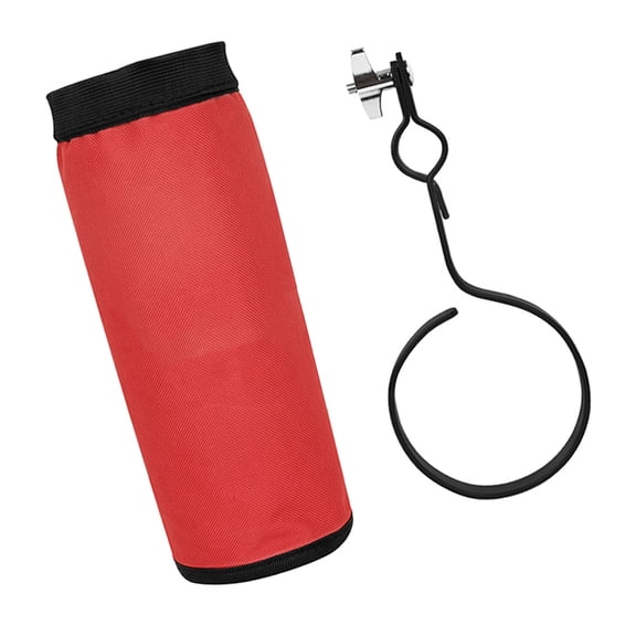 ifundom Red Drumstick Bag with Oxford Cloth, Lightweight and Portable Storage Case for Musicians and Drummers
