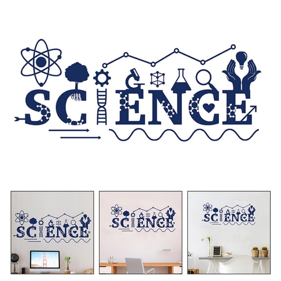 ifundom Science Wall Decoration PVC Dark Sheet for Home Office Bedroom Living Room Decor