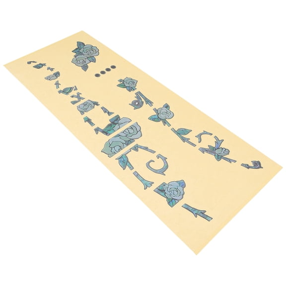 ifundom Self Adhesive Guitar Decorative Stickers 2pcs Electric Guitar Pickguard Patch for Fingerboard Design