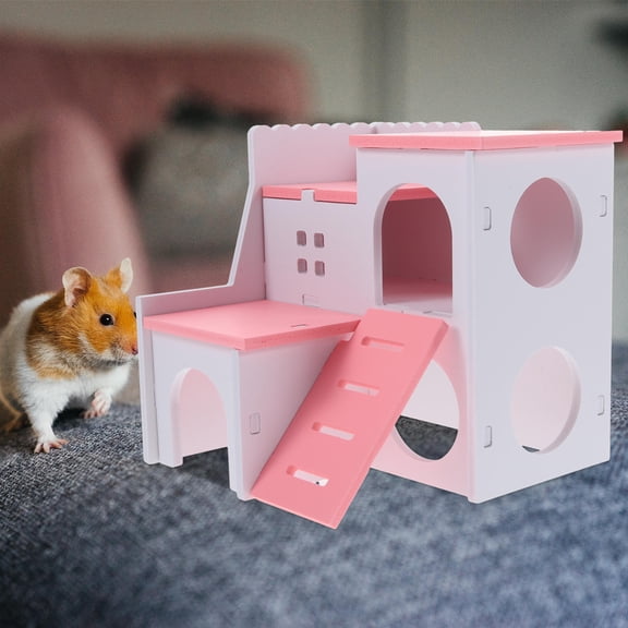 ifundom Hamster Hideout Villa Mediterranean Style Small Cozy Hideaway for Hamsters and Small Animals 1 Pack