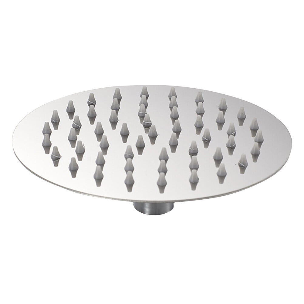 ifundom Stainless Steel Ultra-thin Waterfall Shower Heads Round High Pressure Rainfall Shower Rain Showerheads