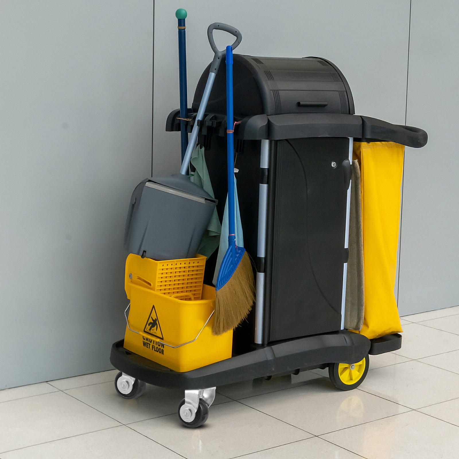 ifundom Hydraulic Jack with Steel Caster Wheels, Assorted Colors, Easy ...
