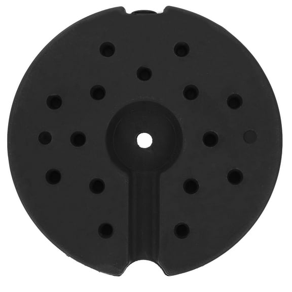 ifundom Black Rubber Floor Lamp Base Weight Stable Light Chassis for Office Or Home