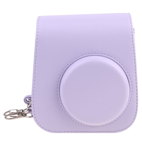 ifundom Stylish Camera Bag Crossbody Shoulder Bag Fashion Portable PU Leather Handbag Compatible for Fujifilm Mini 11 (Purple)