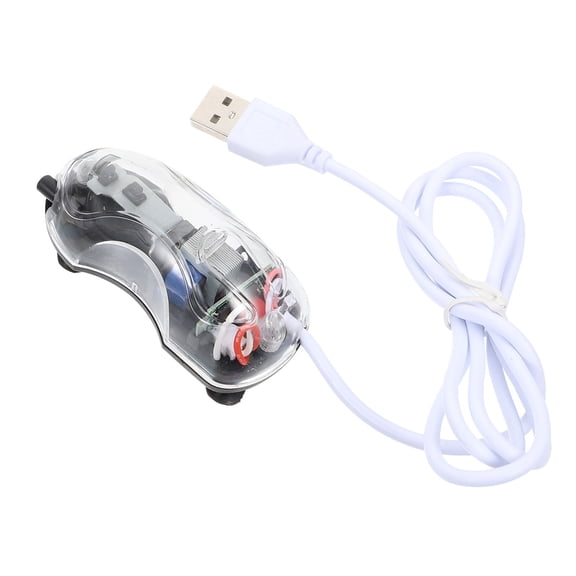 ifundom Premium Lightweight Air Pump for Aquarium Fish Tank, Quiet , White Plastic Design