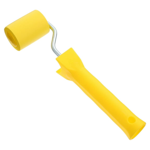 ifundom Yellow Rubber Seam Roller for Home Use Flat Pressure Seam Tool for Wallpaper Smoothing