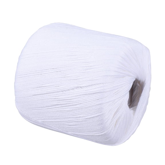 ifundom White Rope, Soft Handmade String for Knitting, Macrame, Projects and Accessories