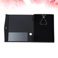 ifundom file folder clipboard Document Holder PU Black Storage Case ...