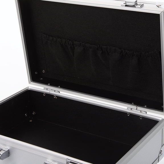 ifundom Multi-layered Design Tool Box Aluminum Silver 1Set for Workshop