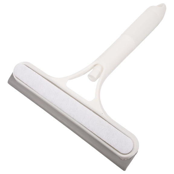 ifundom Lightweight White Plastic Shower Squeegee for Bathroom Glass and Window Cleaning, Easy to Use and