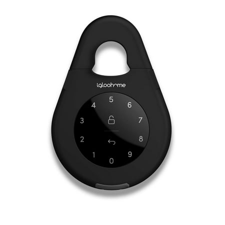 igloohome - Smart Lock Blutooth Keybox  with App/Keypad/Electronic Guest Key Access - Black
