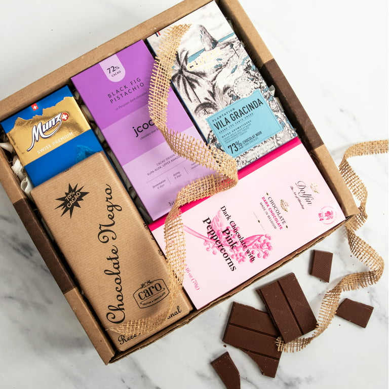 igourmet Chocolate Bars of the World Gift Box - A Fantastic Assortment Of  Five Mouthwatering Chocolate Bars From Around The World Make Up This