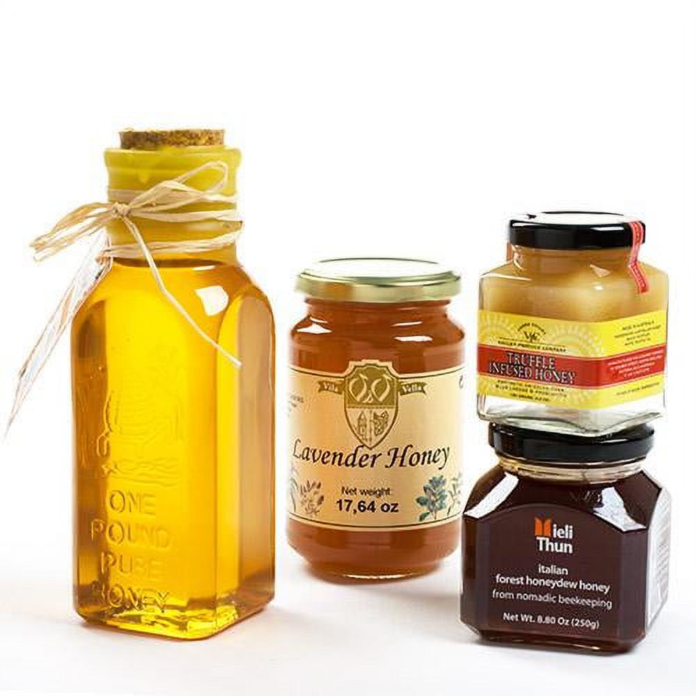 igourmet Honey Lover's Gourmet Honey Assortment Of 4 Incredible Honey