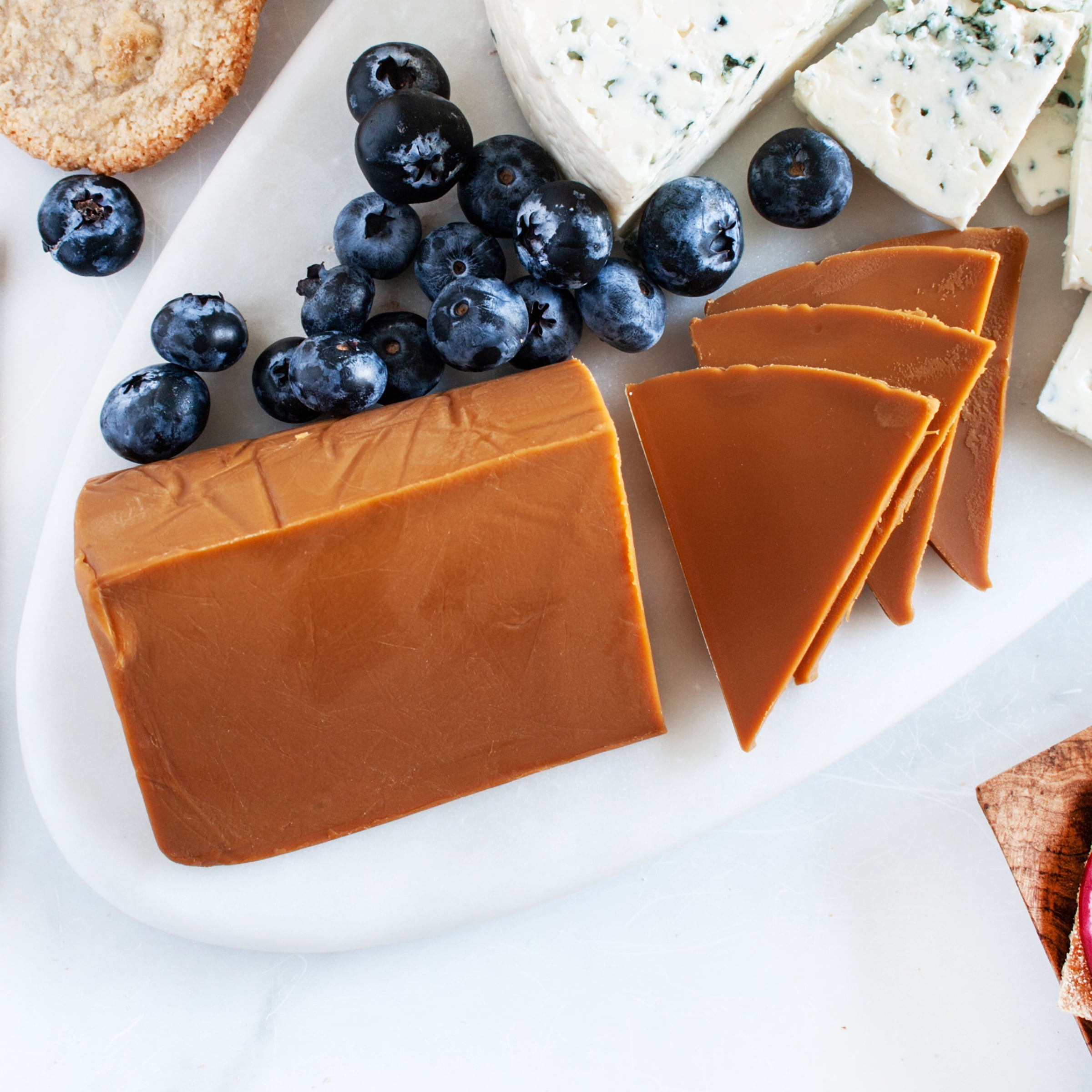 Norwegian Gjetost Cheese - Classic Brown Whey Cheese, 2.2 Lb Block