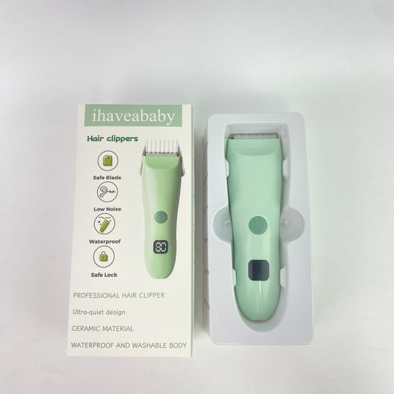 ihaveababy Hair clippers for babies,Hair Clippers, Quiet & Dual-Mode Hair Cutting for 0-12, Waterproof Rechargeable & Cordless Hair Trimmer for Infant Toddler