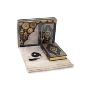 Ihvan Online Prayer Rug Box Quran In English Tasbih Islamic Gift Black Indoor Ramadan Eid Umrah