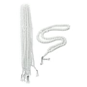 Ihvan Online Tasbih White, 10 in Prayer Beads, Pack of 10