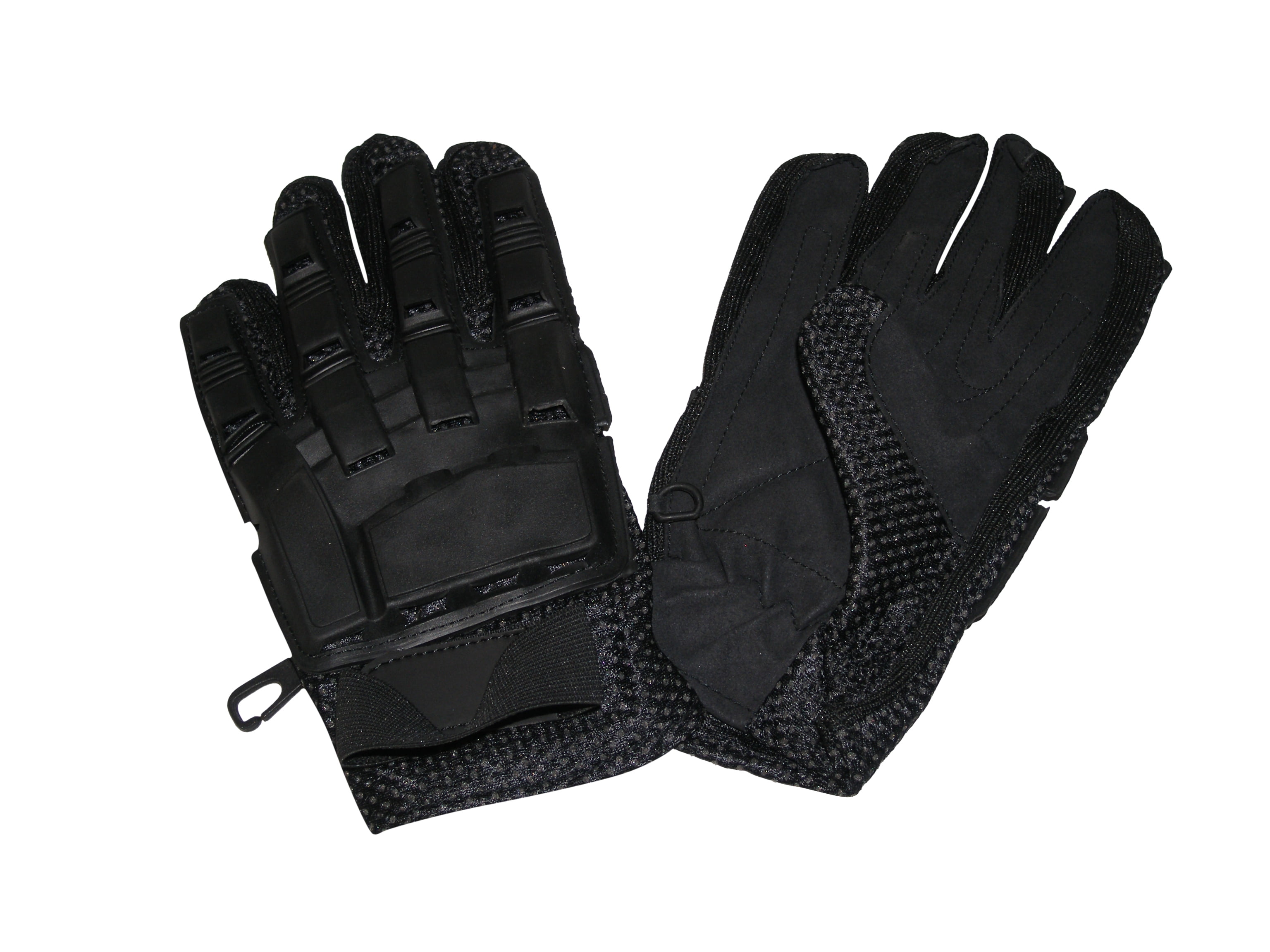 Gants De Paintball/airsoft I&I Sports PT5403A – Cuir Noir – Taille L – Doigts Renforcés