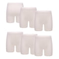 thumbnail image 1 of iiniim 6 Pack Girls Lace Dance Safety Shorts Active Bike Shorts Under Dress Undershorts 2-16 Nude 9-10, 1 of 7