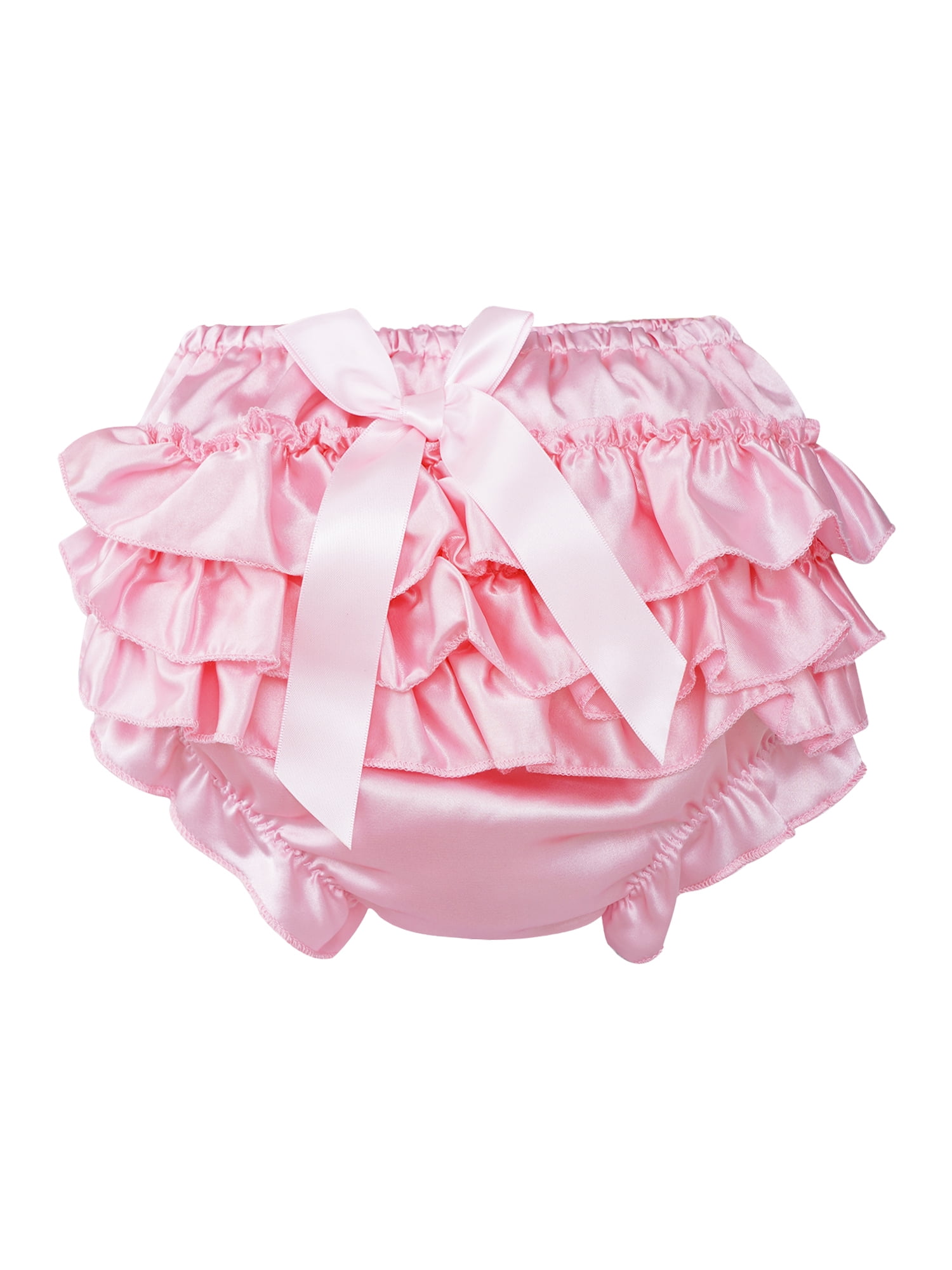 iiniim Baby Girls Bloomers Shorts Summer Ruffled Bowknot Briefs for Birthday Party Photoshoot