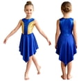 thumbnail image 1 of iiniim Big Girls Sleeveless Lyrical Praise Dance Dress Royal Blue 6, 1 of 7