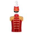 thumbnail image 1 of iiniim Boys Drum Band Uniform Festival Party Performance Outfit Tassel Jacket with Hat Set Red 14, 1 of 7
