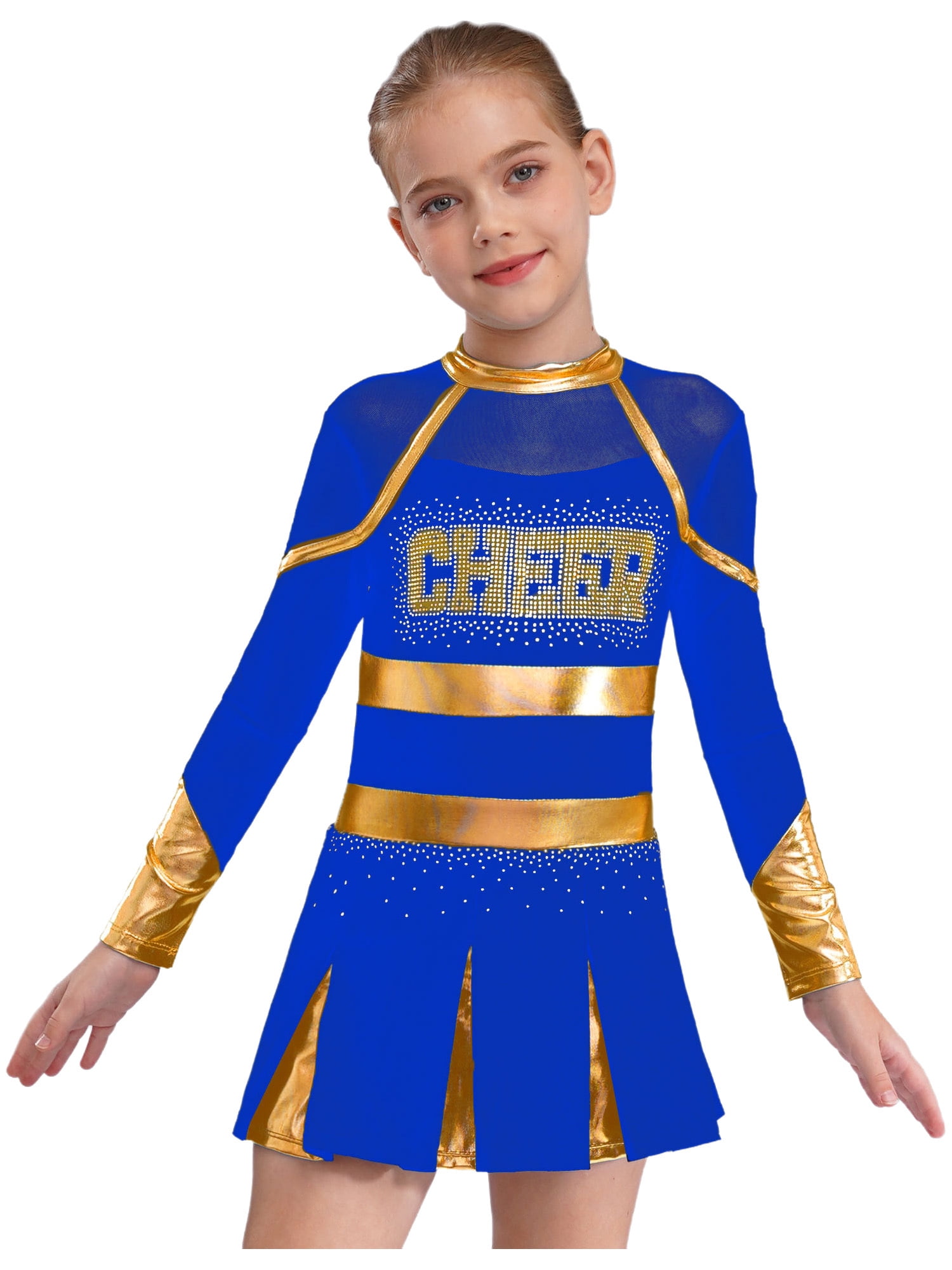 iiniim Cheer Leader Girls Cheerleading Uniform Complete