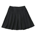 thumbnail image 1 of iiniim Girl's School Uniform Pleated Tennis Athletic A-Line Mini Skort Skater Scooters Skirts Size 2-11 Black 8-9, 1 of 4