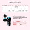 thumbnail image 1 of iiniim Girla Dance Outfits Crop Top with Shorts Leggings 3 Pieces Outfits for Gymnastics Yoga Dancing Blue Green 12, 1 of 6
