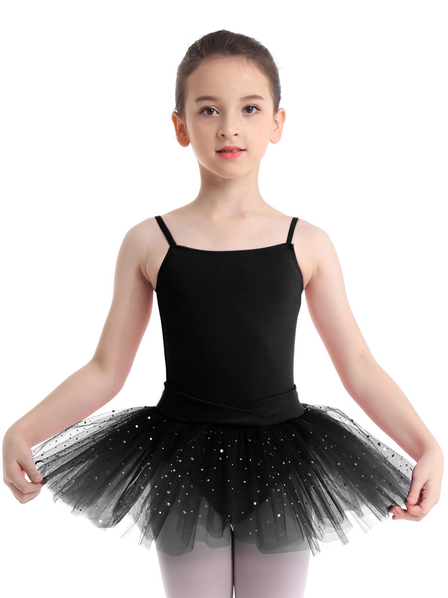 iiniim Girls Camisole Ballet Dance Tutu Dress Gymnastic Leotard