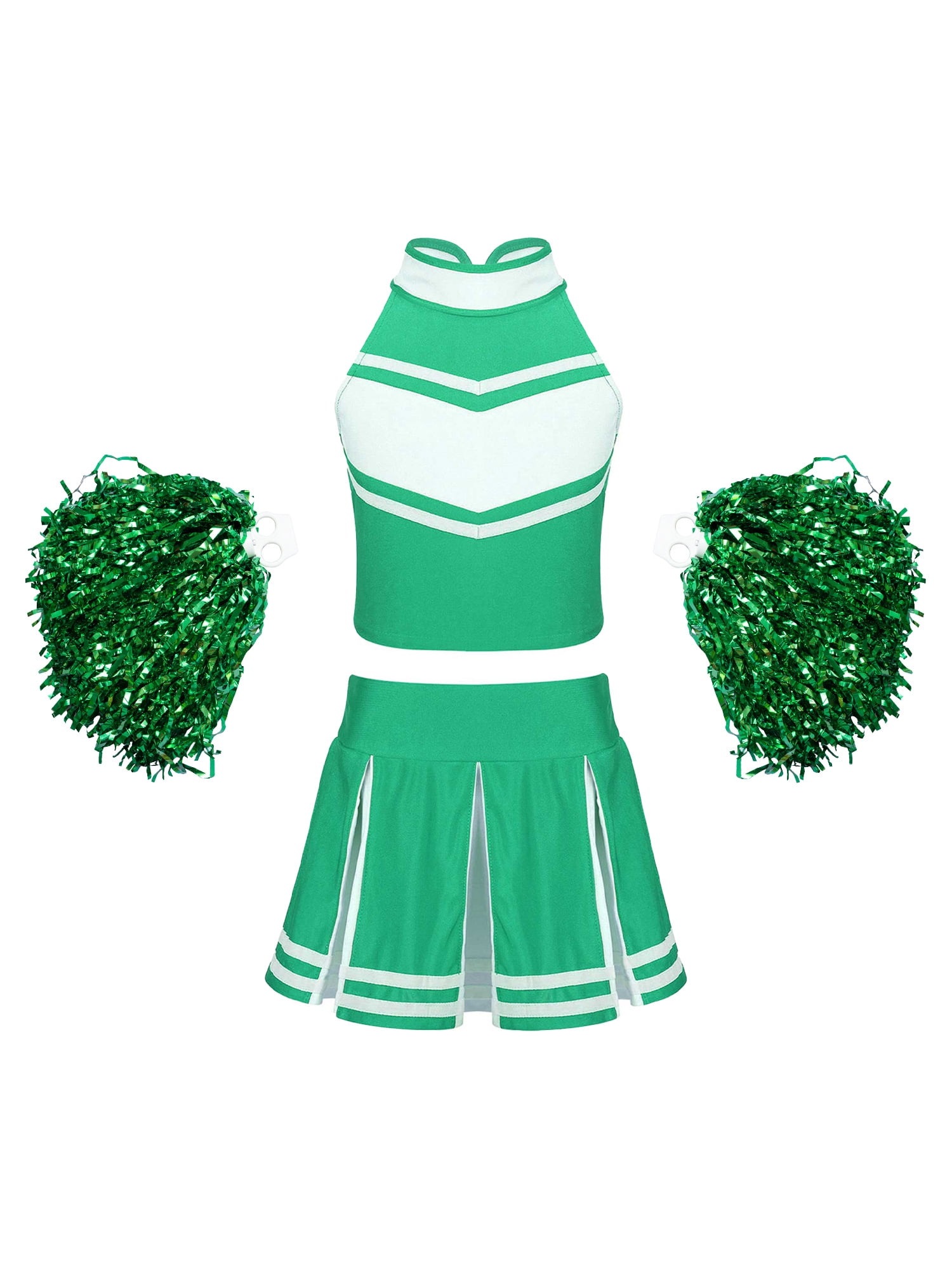 iiniim Girls Cheerleading Outfits Cosplay Halloween Dress for Party