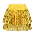 thumbnail image 1 of iiniim Girls Child Sequin Skirt Ballet Dance Skirts Cheer Leader Performance Pleated Short Skirted, 1 of 7