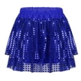 thumbnail image 1 of iiniim Girls Child Sequin Skirt Ballet Dance Skirts Cheer Leader Performance Pleated Short Skirted, 1 of 7