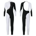 thumbnail image 1 of iiniim Girls' Long Sleeve Unitard Full Length Jumpsuit One Piece Bodysuits Gymnastics Ballet Dance Leotard, 1 of 7