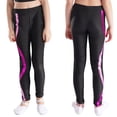thumbnail image 1 of iiniim Girls' Stretch Legging Pants Kids Toddler Striped Print Long Trousers, 1 of 7