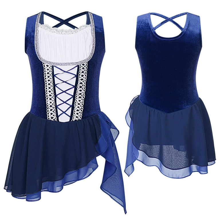 Vintage figure skating dresses top