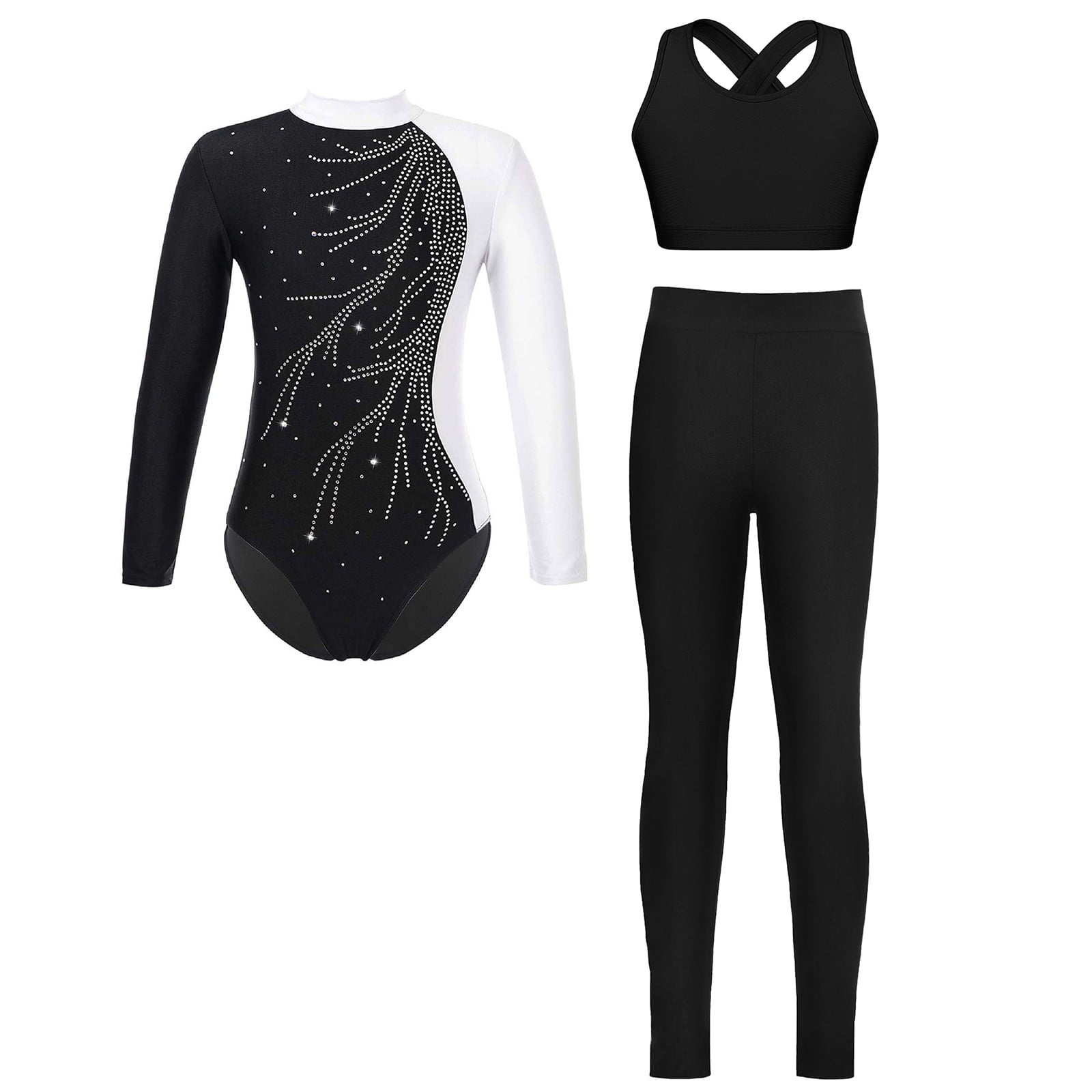 iiniim Gymnastics Dance Unitards for Girls Tumbling Ballet Leotards ...