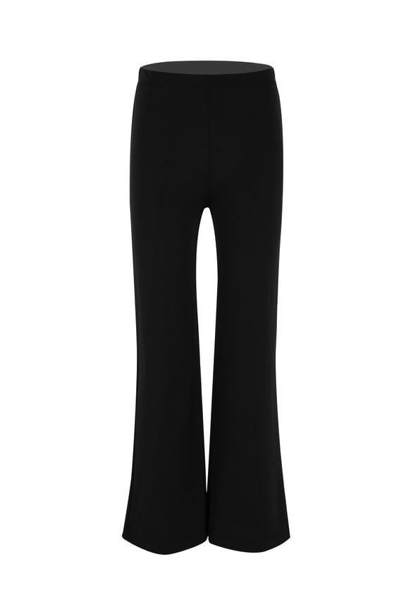 Kids Boys Girls Classic Stretchy Latin Jazz Dance Pants Flared Leggings Trousers Gymnastics Dance wear Slim Fit