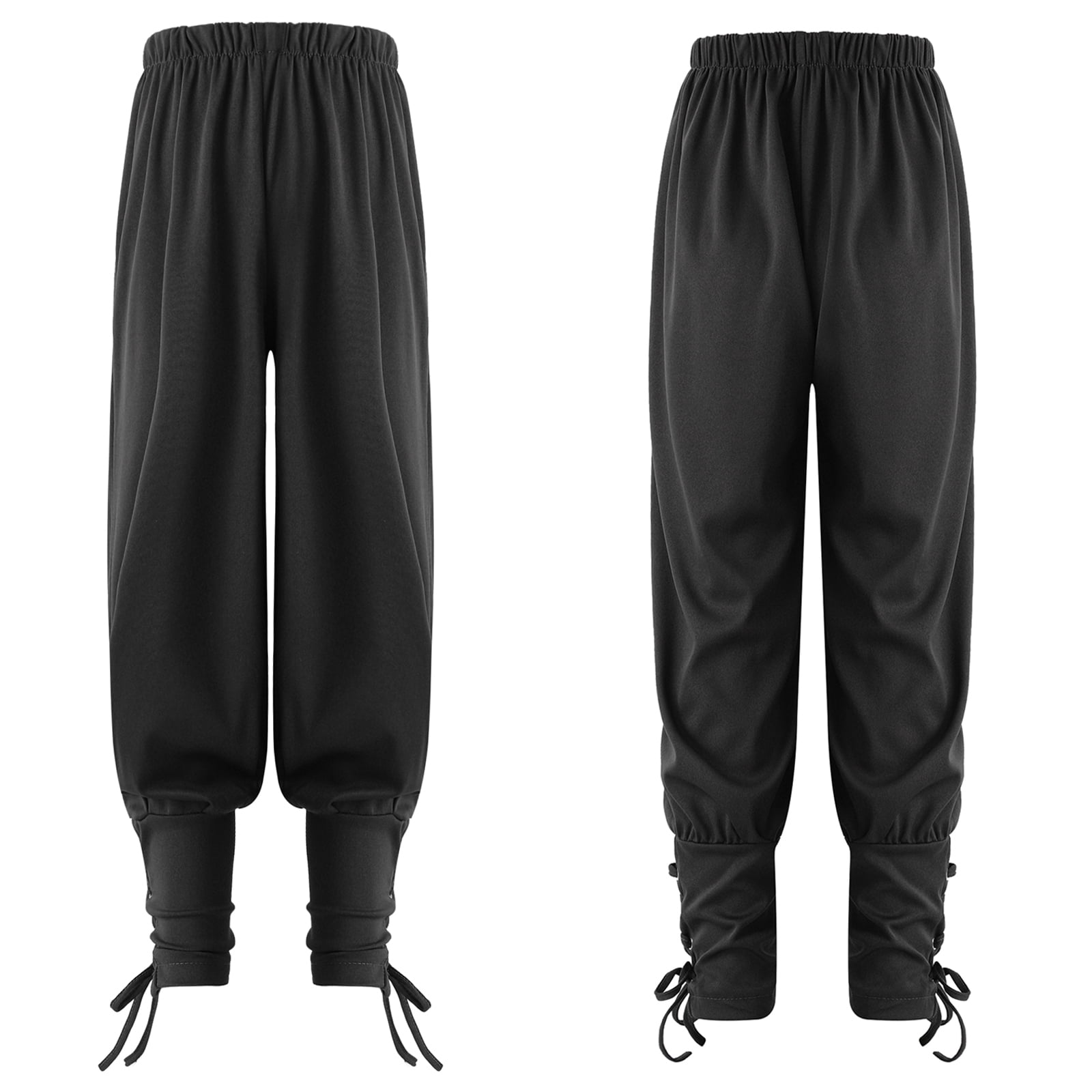 iiniim Kids Boys Medieval Pirate Costume Pants Renaissance Ankle Banded