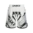 thumbnail image 1 of iiniim Kids Boys Muay Thai Shorts Boxing Kickboxing MMA Training Trunk Satin Fight BJJ Grappling Shorts Bottoms Type J 15-16, 1 of 7