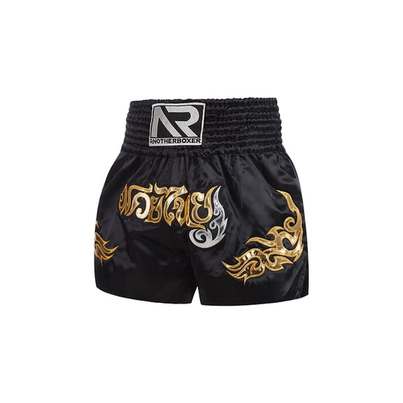 iiniim Kids Boys Shorts Boxer Bottoms Kickboxing Trunks Trainning Activewear B Black XS