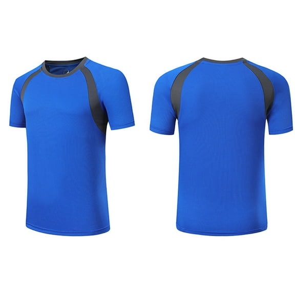 iiniim Kids Boys UPF50  Rashguard Swim Shirt Short Sleeve Swimming Tops Sun Protection Quick-Dry Athletic T-Shirt Blue 3-4