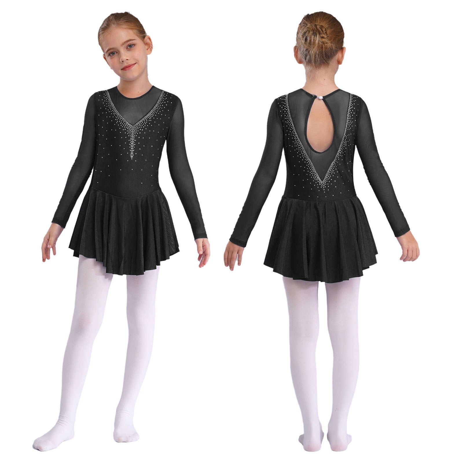 GIRLS CAGE BACK SKATER DRESS main image 1
