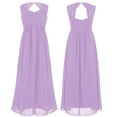 thumbnail image 1 of iiniim Kids Girls Lace Pleated Junior Bridesmaid Wedding Party Dress Formal Maxi Ball Gown, 1 of 7